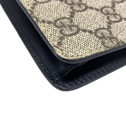 Gucci Clutch Bag GG Plus GG Supreme/sherry 433665 Beige X Dark Brown X Multi