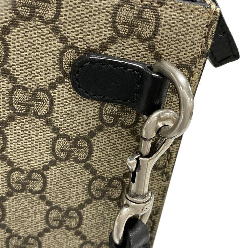 Gucci Clutch Bag GG Plus GG Supreme/sherry 433665 Beige X Dark Brown X Multi