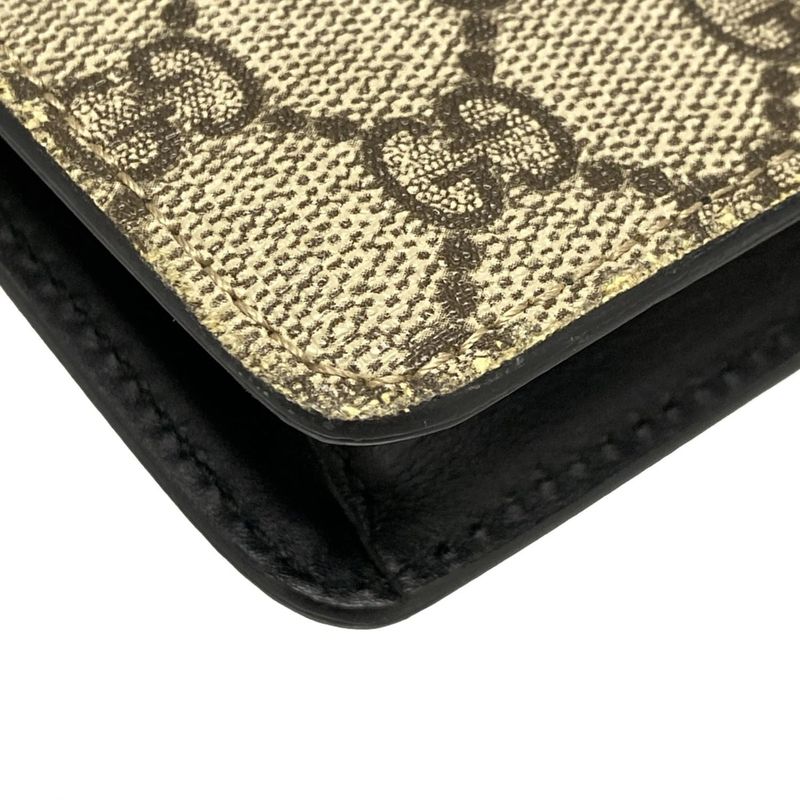 Gucci Clutch Bag GG Plus GG Supreme/sherry 433665 Beige X Dark Brown X Multi