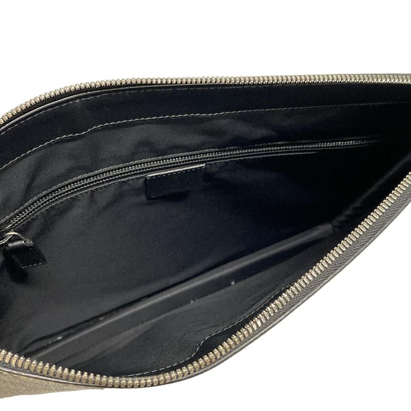 Gucci Clutch Bag GG Plus GG Supreme/sherry 433665 Beige X Dark Brown X Multi