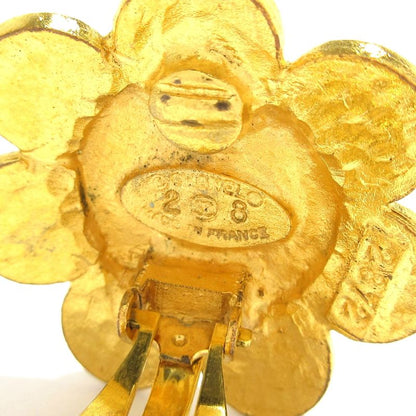 Chanel Earrings Gold Coco Mark