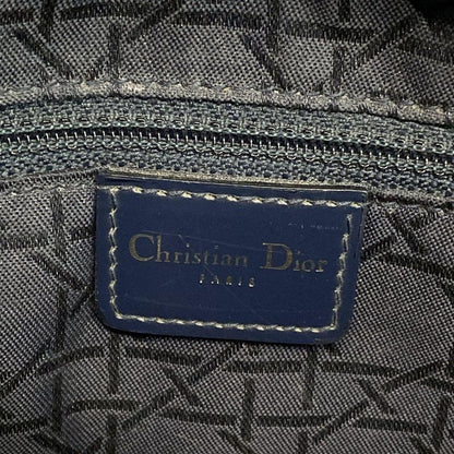 Dior/christian Dior Handbag Lady Dior Medium Bag Light Blue Plastic Handle