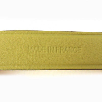 Hermes Kelly Gold Hardware Glove Folder Leather Bag Charm Yellow With Box Made