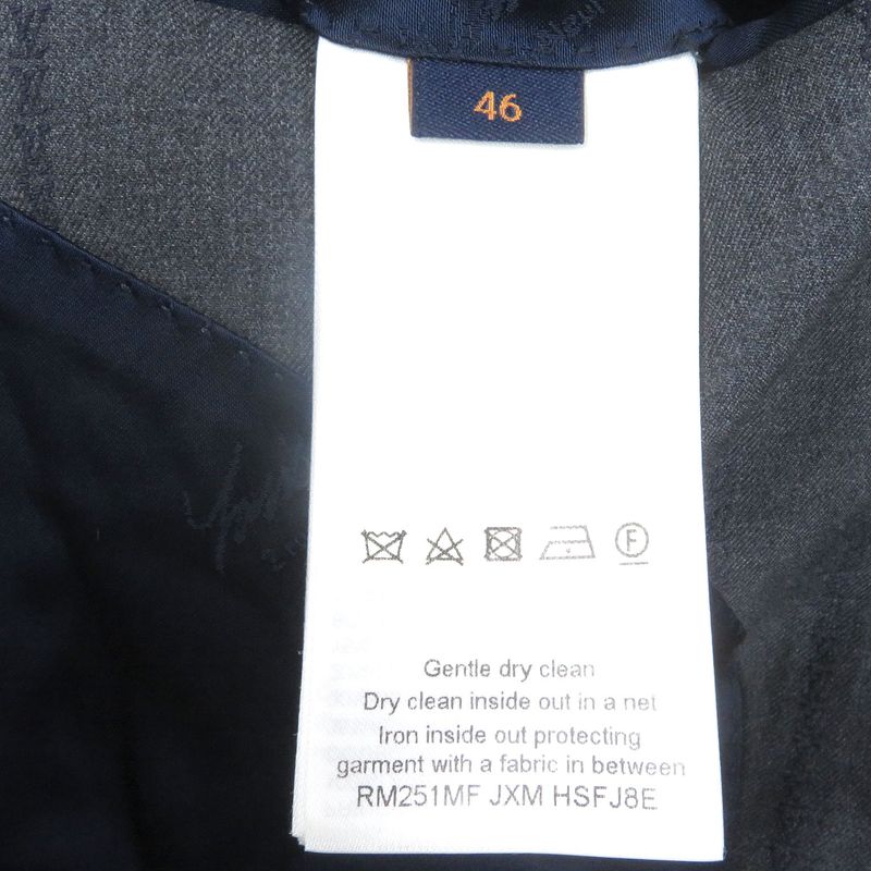 Louis Vuitton 25SS Hsfj8e 100% Wool PONT NEUF FIT LV Logo Peaked Lapel Single