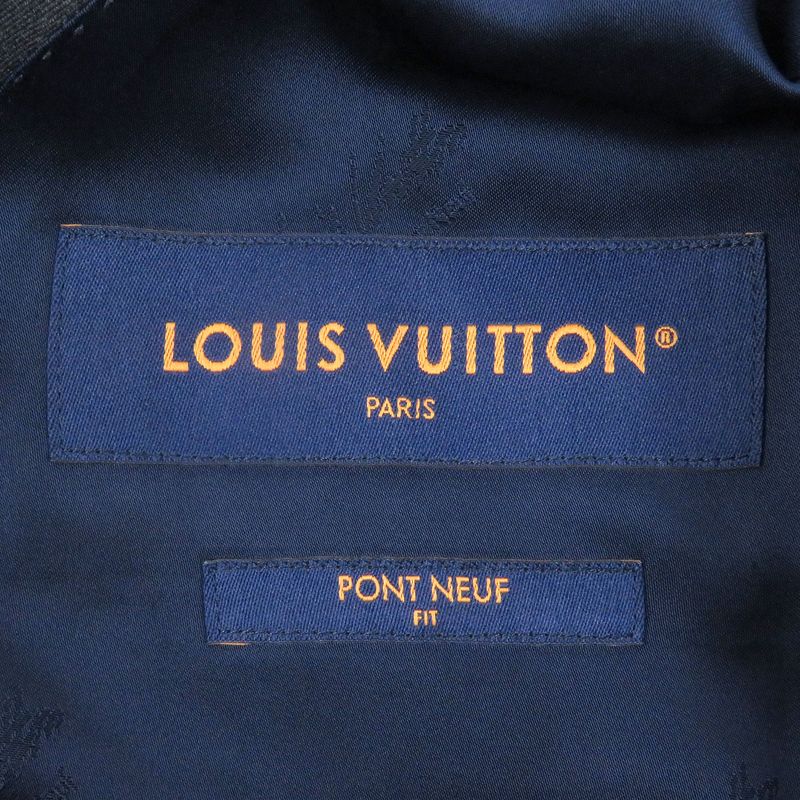 Louis Vuitton 25SS Hsfj8e 100% Wool PONT NEUF FIT LV Logo Peaked Lapel Single
