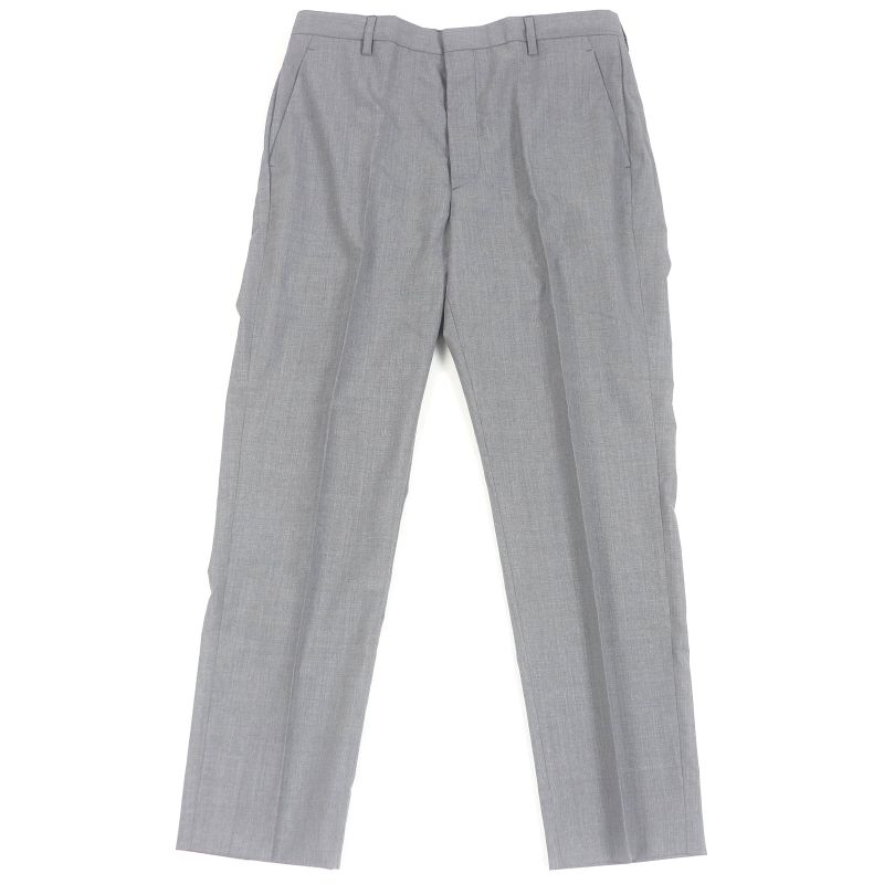 Prada Dna955 100% Virgin Wool Single Slacks Tapered Pants Trousers Pants Gray