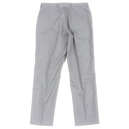 Prada Dna955 100% Virgin Wool Single Slacks Tapered Pants Trousers Pants Gray