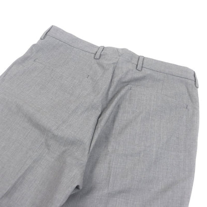 Prada Dna955 100% Virgin Wool Single Slacks Tapered Pants Trousers Pants Gray