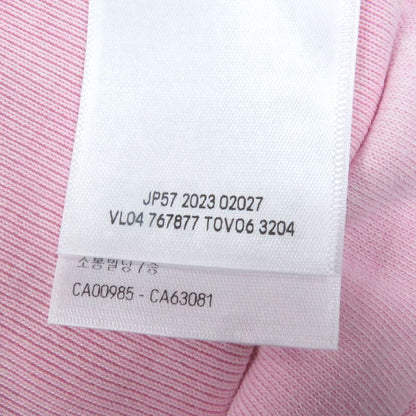 Balenciaga 24SS 767877 Hand Draw Medium Fit Pullover Hoodie Damaged Pink S