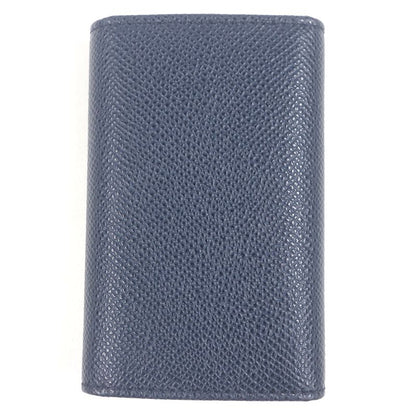 Bvlgari 39318 Grained Calfleather Bvlgari Man Silver Logo Hardware Trifold