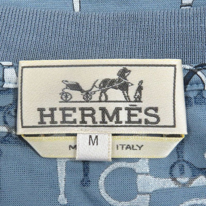 Hermes 100% Cotton Labyrinth Horsebit Light Hand Short Sleeve T-shirt Cut And