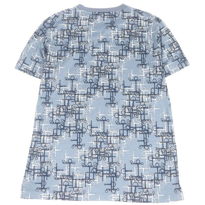 Hermes 100% Cotton Labyrinth Horsebit Light Hand Short Sleeve T-shirt Cut And