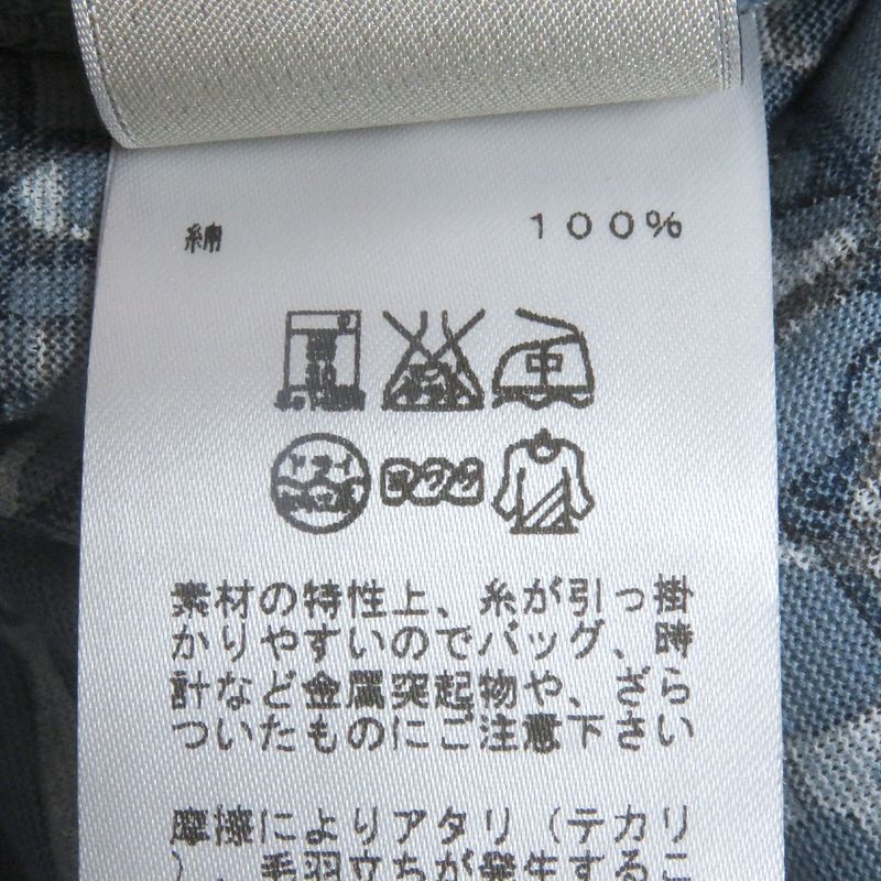 Hermes 100% Cotton Labyrinth Horsebit Light Hand Short Sleeve T-shirt Cut And