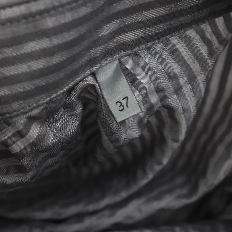 DIOR Homme 193c545g5566 100% Silk Logo Embroidery Stripe Pattern Seersucker