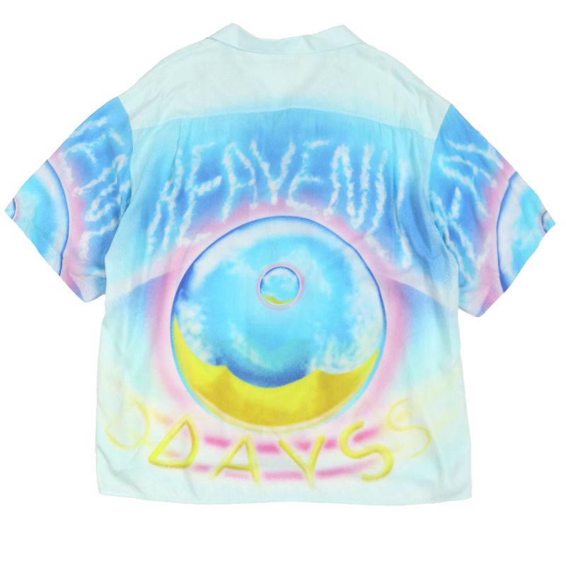 Celine 22SS 2c517357q Artist Print Loose Hawaiian Short Sleeve Short Sleeve