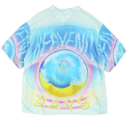 Celine 22SS 2c517357q Artist Print Loose Hawaiian Short Sleeve Short Sleeve