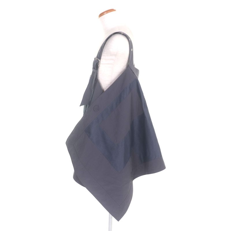  DIOR Homme 23SS 383c655a5771 Asymmetrical Mesh Switching Vest Gray Silver