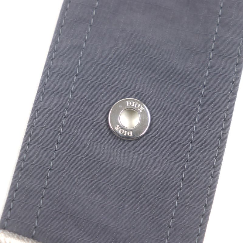  DIOR Homme 23SS 383c655a5771 Asymmetrical Mesh Switching Vest Gray Silver