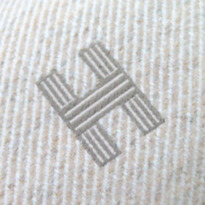 Hermes Brid-a-Brac PM Au Carre 100% Wool Segre Silver Hardware Serie Button