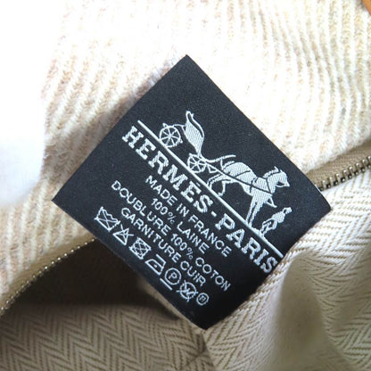 Hermes Brid-a-Brac PM Au Carre 100% Wool Segre Silver Hardware Serie Button