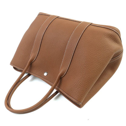 Hermes 051559ck Garden Party PM 36 Negonda Gold Silver Hardware Handbag Tote