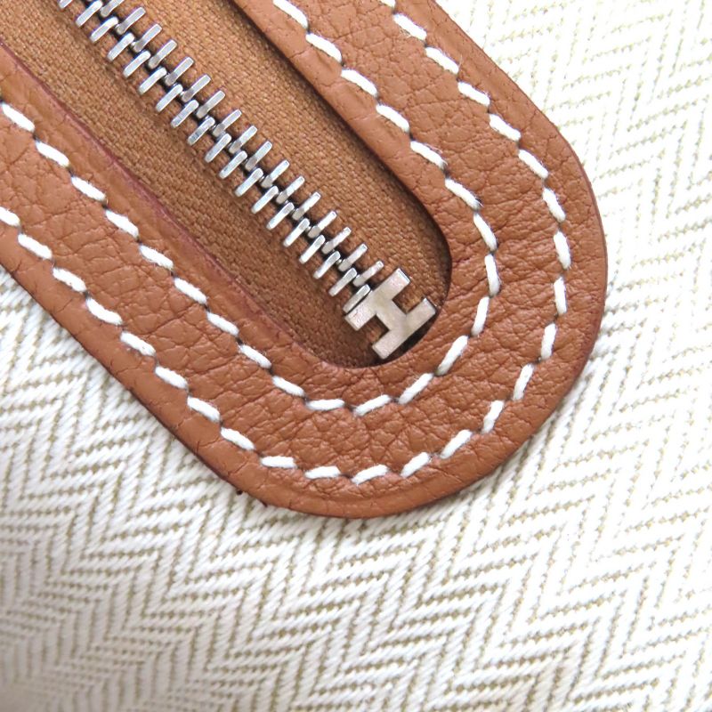 Hermes 051559ck Garden Party PM 36 Negonda Gold Silver Hardware Handbag Tote