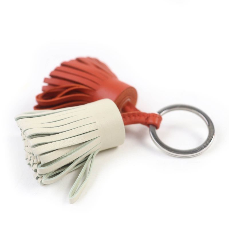 Hermes Carmen Unodos Aniomiro Carnelian Cles Key Ring Key Holder Bagcharm Made