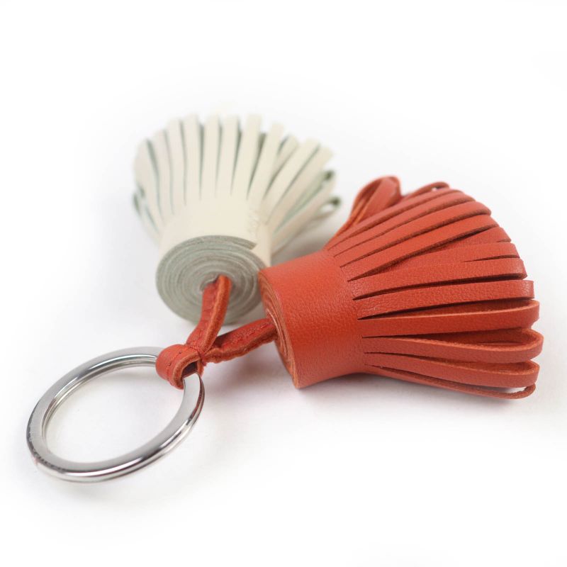 Hermes Carmen Unodos Aniomiro Carnelian Cles Key Ring Key Holder Bagcharm Made