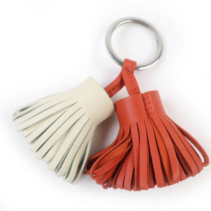 Hermes Carmen Unodos Aniomiro Carnelian Cles Key Ring Key Holder Bagcharm Made