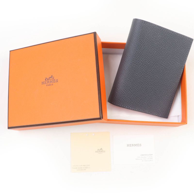 Hermes Ajanda Cabas - PM Vaux Epson Ardoise Rose Darling Notebook Cabas - W