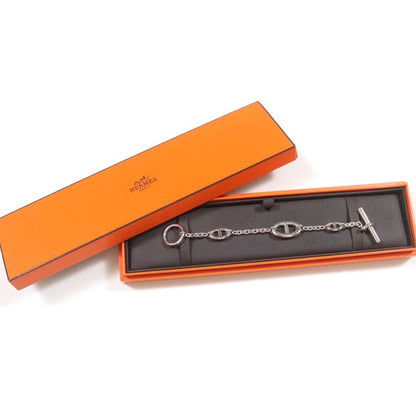 Hermes Farandole Bracelet SH Ag925 Chaine D'ancre Silver Weight
