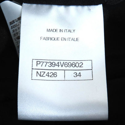 CHANEL 24AW P77394 Coconage Coco Button Hem Flare Zip Jumpsuit Tuna Overalls