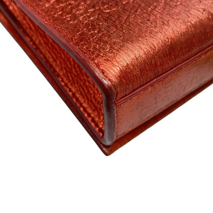 Saint Laurent Paris Shoulder Bag Kate 354120 Red Mini Bag/chain Shoulder/metalli