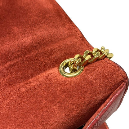 Saint Laurent Paris Shoulder Bag Kate 354120 Red Mini Bag/chain Shoulder/metalli