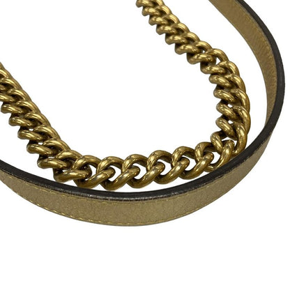 Gucci Shoulder Bag GG Marmont Quilted Small Shoulder Bag 443497 Gold And Pink