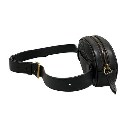 Gucci Waist Pouch GG Marmont Quilted Leather Belt Bag 476434 Black Leather