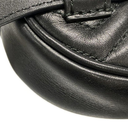 Gucci Waist Pouch GG Marmont Quilted Leather Belt Bag 476434 Black Leather
