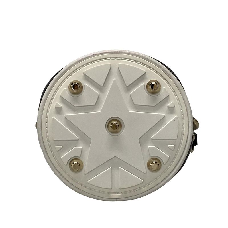 Dior/christian Dior Handbag Vibe Micro Bucket Bag Navy And White Mini Size /