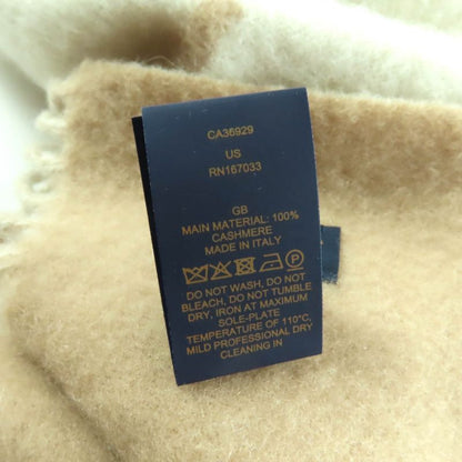 Louis Vuitton 2024 M78123 Scarf Reykjavik 100% Cashmere Beige Logo Design