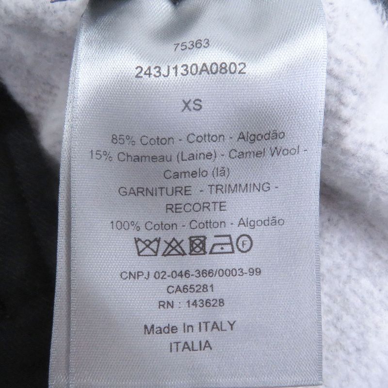 DIOR Homme 243j130a0802 Camel Blend Sweatpants Jogger Pants Easy Pants Grey XS