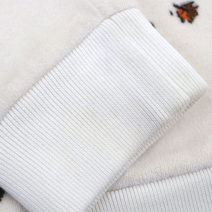 Louis Vuitton 19AW NEW Walkers New Walkers Print Pile Pullover Hoodie White M