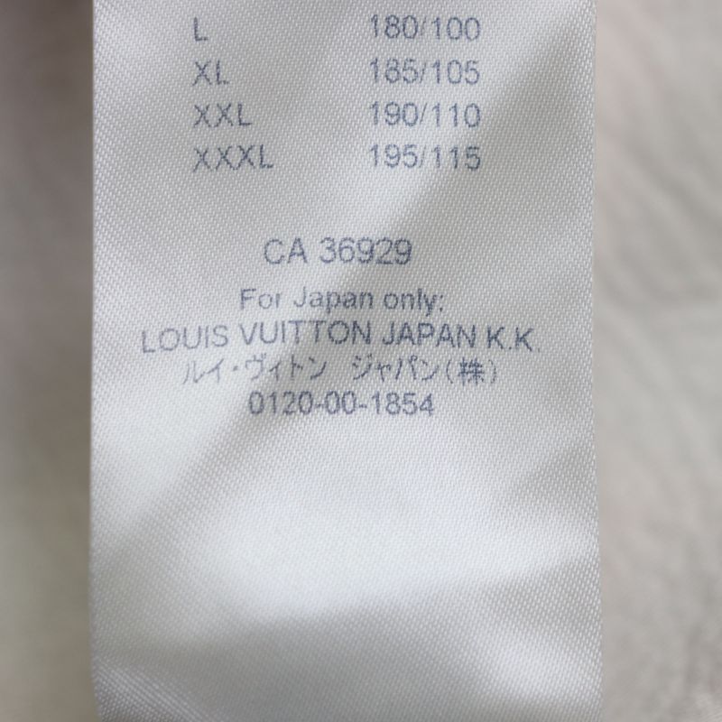 Louis Vuitton 19AW NEW Walkers New Walkers Print Pile Pullover Hoodie White M