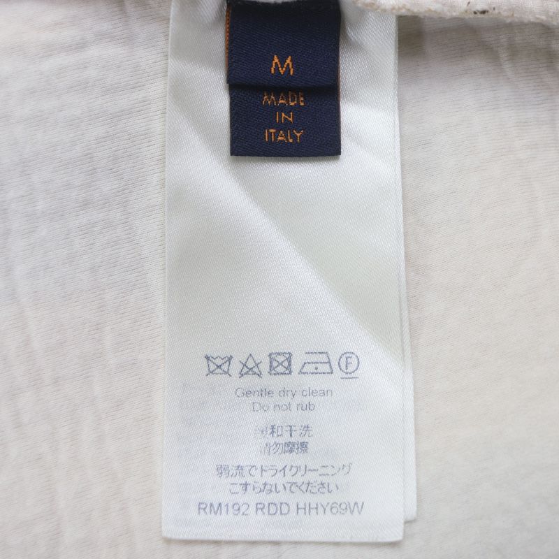 Louis Vuitton 19AW NEW Walkers New Walkers Print Pile Pullover Hoodie White M