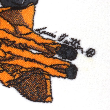 Louis Vuitton 19AW NEW Walkers New Walkers Print Pile Pullover Hoodie White M