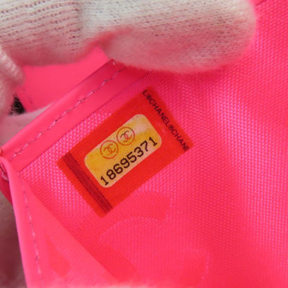 CHANEL A26710 Cambon Line Calfskin Coco Mark Round Zip Wallet Organizer Long