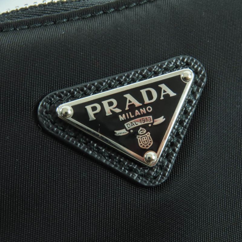 Prada 1bh204 Re-edition 2-way Handbag With Triangle Logo Pouch Shoulder Bag