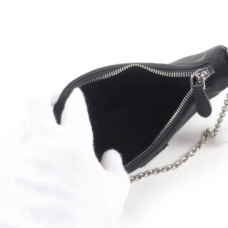 Prada 1bh204 Re-edition 2-way Handbag With Triangle Logo Pouch Shoulder Bag
