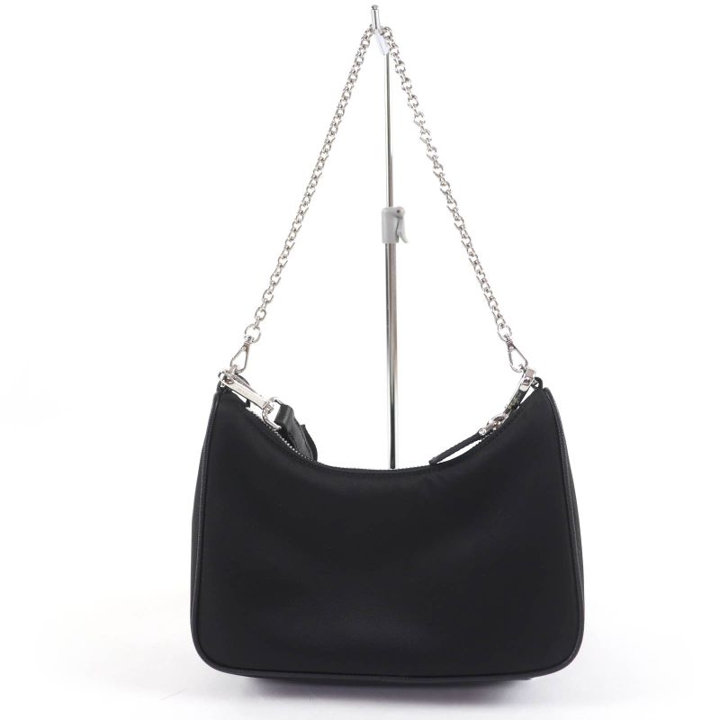 Prada 1bh204 Re-edition 2-way Handbag With Triangle Logo Pouch Shoulder Bag