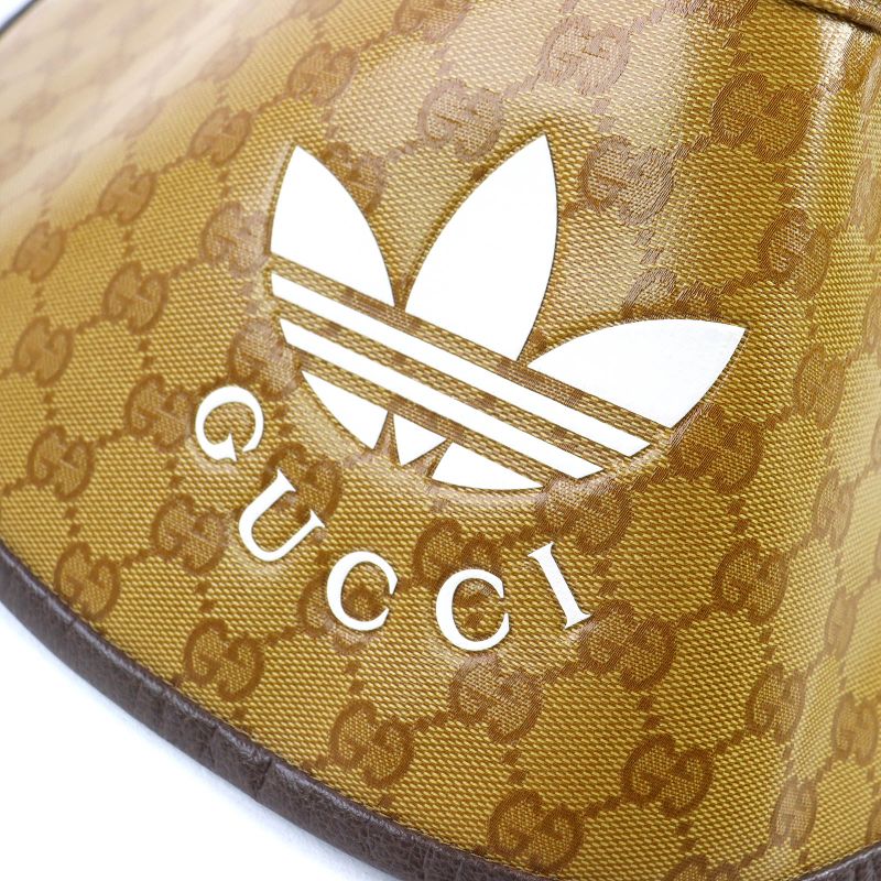 Gucci×adidas Gucci×adidas 22AW 703821 Trefoil GG Pattern Wide Brim Bucket Hat