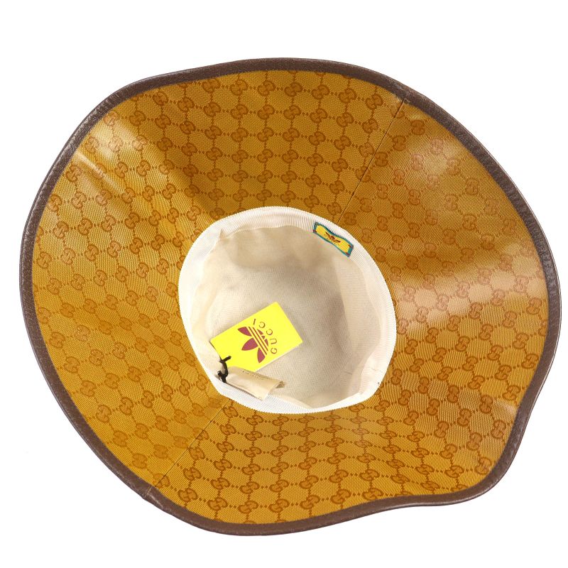 Gucci×adidas Gucci×adidas 22AW 703821 Trefoil GG Pattern Wide Brim Bucket Hat